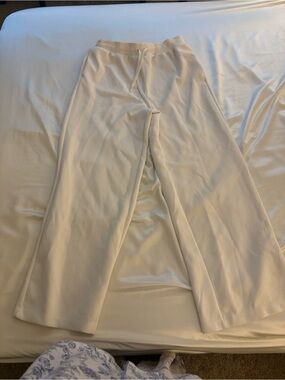 all in motion Wide-Leg Drawstring Pants in Cream